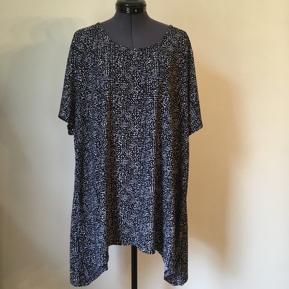 Croft & Barrow Dot Print Tee - Picture 5 of 10